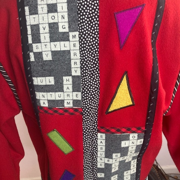Vintage Lynn Murray  Wool Art to Wear Cropped Jacket - Picture 10 of 16